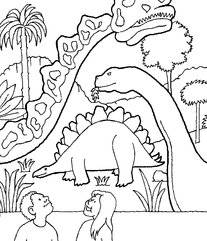 Click to Print this dinosaur coloring page.