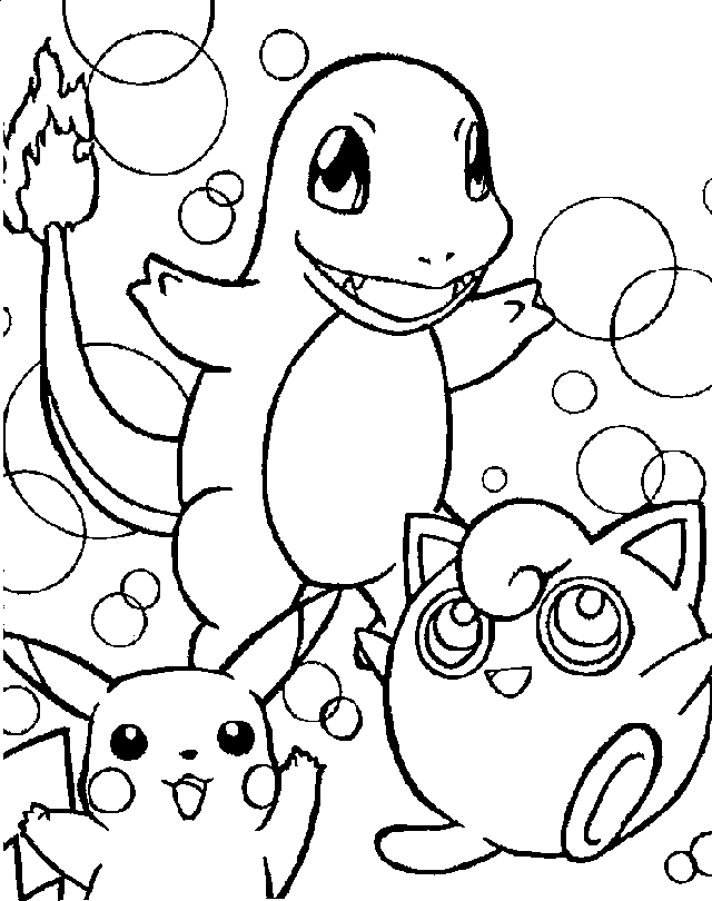 Pokemon coloring page 02 - Click to Print.