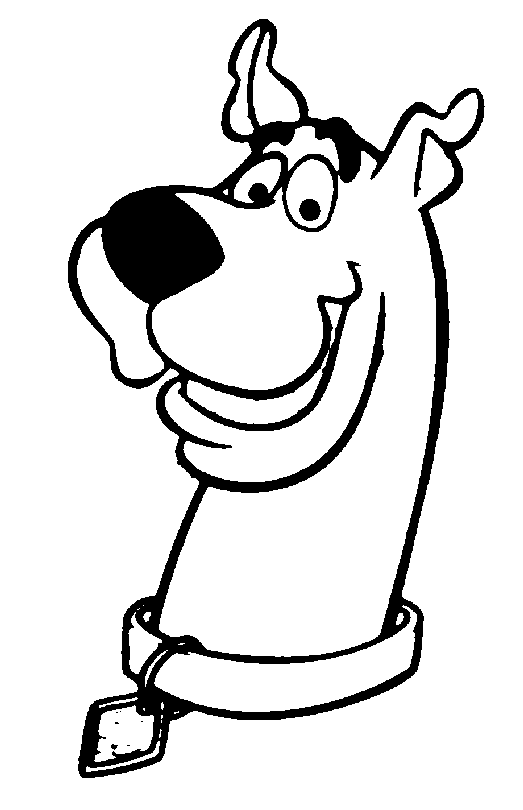 coloring pages of scooby doo