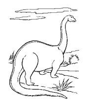 dinosaurs coloring page