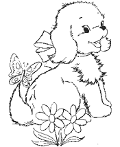 dogs coloring page