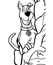 scooby doo coloring page