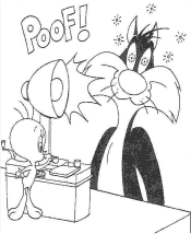 Tweety coloring pages