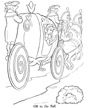 Fairy Tale Cinderella coloring pages
