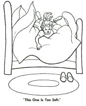 Goldilocks coloring pages