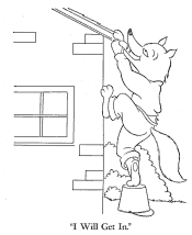 Fairy Tale 3 Little Pigs coloring pages