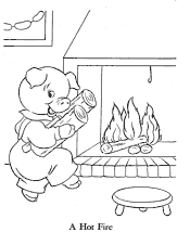Fairy Tale 3 Little Pigs coloring pages