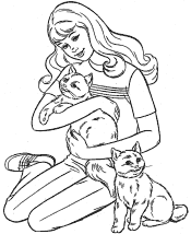 animal care coloring page