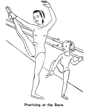 ballet coloring pages