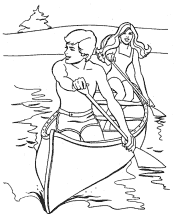 vacation coloring page