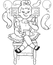 birthdays coloring pages