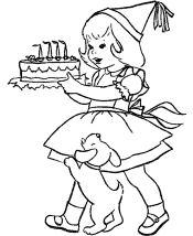 birthdays coloring page