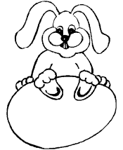 easter egg coloring page