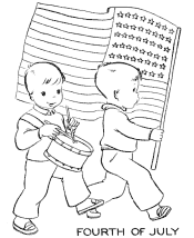 independence day coloring page