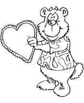 teddy bear coloring page
