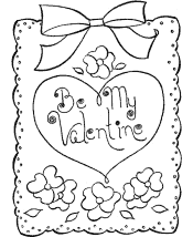 Happy Valentine´s Day coloring pages