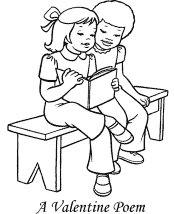 valentine´s day coloring page