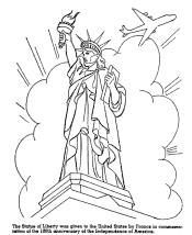 statue of liberty coloring pages
