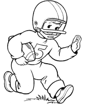 Printable coloring page of sports