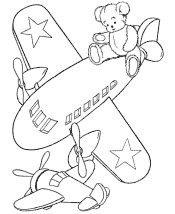 airplanes coloring page