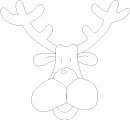 Christmas coloring book page